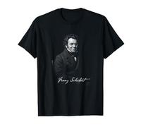 Franz Schubert Compositor Clásico Retrato Camiseta gráfica económica