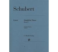 Franz Schubert – Edición integral de las danzas Vol. 1 – con digitación – piano solo – Henle Verlag