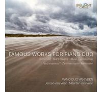 Franz Schubert Famous Works for Piano Duo (CD) Album (Importación USA)