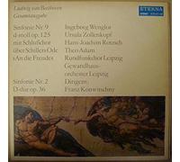 Franz Schubert - Ludwig van Beethoven - Gewandhausorchester Leipzig , Franz Konwitschny - Sinfonie Nr. 9 D-moll Op. 125 / Sinfonie Nr. 2 D-dur Op. 36 - ETERNA - 8 25 417-418