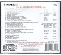 Franz Schubert/Robert Schumann/Ludwig Van Beethoven - Music of Sir George Henschel