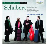 SCHUBERT: Complete String Quartets Vol. 3, Diogenes Quartet [CD de audio] Diogenes Quartet and Schubert
