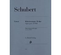 Franz schubert : sonate pour piano en si bemol majeur d 960 - piano