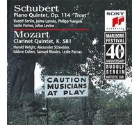 Franz Schubert/Wolfgang Amadeus Mozart - Quintet Piano Trout/Quintet Clarinet