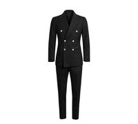 Franzese Collection - Traje Cruzado Brad Pitt - Suits - Hombre - Negro - S -