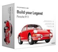 Franzis Juego de construcción Porsche 911 Build Your Legend 67247 – Sonido, LED, Libro