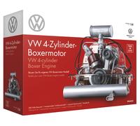 FRANZIS 67308 - Volkswagen VW 4 Cilindros Motor Boxer 2 en 1, Fiel Motor a Escala 1:4, Incluye módulo de Sonido, Instrucciones y Libro de acompañamiento de 100 páginas