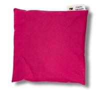 Franzis Nähstube 20x20cm Cojín grano de uva rosa de algodón 100%. I Almohada de pepitas de uva 20x20 para microondas I Almohadilla térmica, Almohada de semillas de uva, Almohada cervical