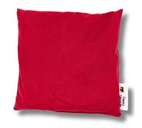 Franzis Nähstube 20x20cm Cojín rojo grano de uva de algodón 100%. I Almohada de pepitas de uva 20x20 para microondas I Almohadilla térmica, Almohada de semillas de uva, Almohada cervical