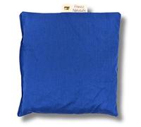 Franzis Nähstube 20x20cm Cojín semilla de uva azul en 100% algodón I Almohada de pepitas de uva 20x20 para microondas I Almohadilla térmica, Almohada de semillas de uva, Almohada cervical
