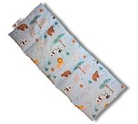 Franzis Nähstube 50x20cm Cojín de cerezo silvestre en 100% algodón I Almohada de huesos de cereza 50x20 para microondas I Almohadilla térmica, Cojín de cerezo, Almohada cervical