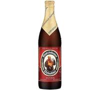 Franziskaner Hefe-Weissbier Dunkel, Botella de 50 erveza de Sabor Ligero y Delicado Amargor, 5% Volumen Alcohol