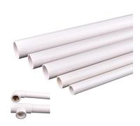 FRAOMHFW 1 Unidad de Tubo de PVC Blanco de 20~110mm, Tubo de Suministro de Tanque De Agua de Peces for Acuario, Accesorios de Tubo for Sistema de riego de jardín DIY(Outer Dia 110mm)