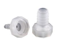 FRAOMHFW 5~50 Uds 1/2 "Hilo Femenino a 4~20mm Acuario pecera Manguera Directa Pagoda Junta PP púas Pagoda Conector Adaptador de Agua de jardín(G1I2-16mm,20 Pieces)