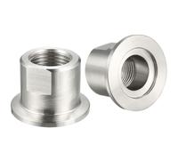 FRAOMHFW Adaptador de vacío SS304 KF-16 KF-25 KF-40 KF-50 1/8'' 1/4'' 3/8'' 1/2'' 3/4'' 1'' BSPP (Hembra)(KF25,1/8")