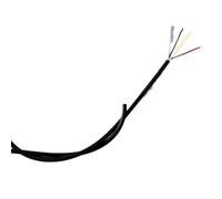 FRAOMHFW Cable de alimentación de Cobre Plateado Ultrafino de Alta Temperatura de 30 AWG, 4 y 6 núcleos, 0,06 mm², for un Rendimiento Mejorado.(10 m,4 Core OD 2.2mm)