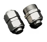 FRAOMHFW Conector de tubería neumática de Aire de latón niquelado, Reductor de Manguera de Giro rápido de 14 x 18 y 16 x 20 x Boquilla Macho BSP de 1/2" y 3/4"(3l4 BSP-M-18)