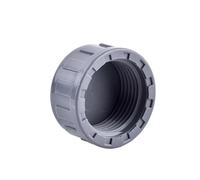 FRAOMHFW Conector de Tubo de Tapa de Extremo de PVC de Hilo Femenino de 1/2 "~ 2", Junta de riego de jardín, tapón de Extremo de Tubo de Tanque De Agua de Peces de Acuario, 1 ud.(Grey,1.5 Inch)