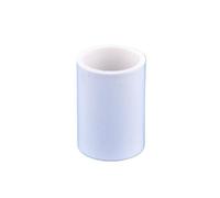 FRAOMHFW Conector Recto de tubería de PVC de 20~50mm, tubería de Agua de plástico, Junta rápida Igual, Adaptador de Tanque de Peces for riego de jardín, Conector Directo(White,Inner Dia 25mm)