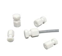 FRAOMHFW Tapón de unión de compresión de PTFE de 3, 4, 6, 8, 10-25,4 mm de diámetro Exterior for Tubo, Resistente a Altas temperaturas y anticorrosión(12.7mm)