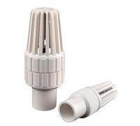 FRAOMHFW Válvula de retención UPVC de 20~160mm, válvula Inferior, riego de jardín, Accesorios de Conector de tubería de Agua, Adaptador de Tubo del Tanque de Peces de Acuario(Inner Dia 63mm)