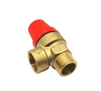 FRAOMHFW Válvula de Seguridad de latón con Rosca Macho a Hembra BSP de 1/2" Válvula de Alivio de presión for Calentador de Agua Solar(9bar)