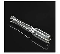 Frasco ampolla de 1 ml, de vidrio transparente, fácil de romper, con depósito y anillo blanco, 100 unidades