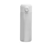 Frasco de acero aislado: taza de café reutilizable, jarra de vacío compacta | Tapa de tapa de tapa de rebote, contenedor térmico liviano, trabajo de viaje de viaje al aire libre Solución de refresco d