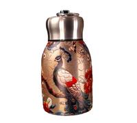 Frasco De Agua Térmica: Soporte De Bebida Retro, Taza Sellada Al Vacío, Jarra De Bebidas Compacta | Recipiente De Retención De Calor Liviano, Desplazamiento De Botella Aislada De Diseño De Aislamiento