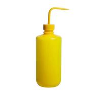 Frasco de lavado de plástico de 500 ml, frasco de lavado de laboratorio con boca doblada Equipamiento de laboratorio