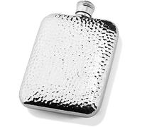 frasco de licor de acero inoxidable, Frascos encontrados for licor for mujeres y hombres con diseño martillado - Juego de petaca túnel chapados Petaca vintage 6 oz for personalizada