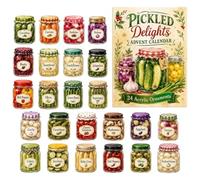 Frasco de pepinillos encurtidos. Lindas figuritas de verduras encurtidas. Juguetes coleccionables sorpresa. Adorables figuras frascos pepinillos para niños, adolescentes y Bolsas (A, One Size)