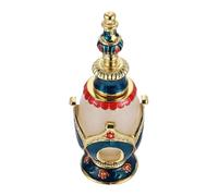 Frasco de Perfume Árabe de Vidrio 25ml Azul Rellenable Vintage