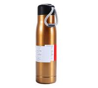 Frasco deportivo de acero inoxidable: recipiente para beber fugas, taza de viaje | Frasco de agua térmica con correa de transporte para gimnasio, estado físico al aire libre, carrera, viaje, playa, yo