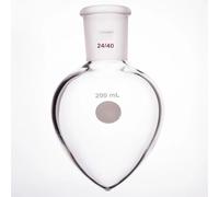 Frasco en forma de corazón de pared gruesa, frasco en forma de pera, cuello único, vidrio de borosilicato, F32 (250 ml-F328250)