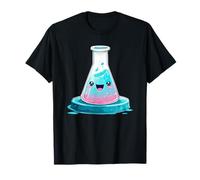 Frasco Happy Science Lab Cute Chemistry Kawaii Camiseta