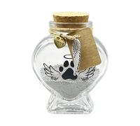 Frasco recuerdo para pelo mascota - Decoración Conservación Recuerdos | Botella Memorial Colectora De Cenizas De Pelos Caninos | Estantería, Escritorio, Apartamento, Escuela, Desplazamiento, Novio, No