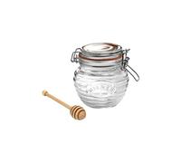 Frasco redondo Kilner de vidrio con horquilla, transparente, para 0,35 l, Vidrio, transparente, 0.4 Litre