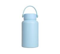 Frasco térmico de acero no oxidado de 650 ml de boca ancha con aislamiento al vacío, diseño directo para beber en exteriores