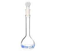 Frasco volumétrico, 25ml - Clase A, ASTM - Tolerancia ±0.030 ml - Tapón de cristal - Individual Graduación Azul - Eisco Labs