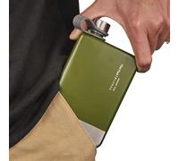 Frascos De Cadera Para Licor - Frascos De Licor Portátiles Multiusos De 5.71 Pulgadas | Botella De Agua Reutilizable Portátil De Acero Inoxidable Para Acampar Al Aire Libre, Salida, Café, Bebidas, Ref