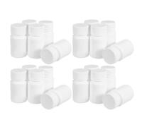 Frascos de Plástico 20ml Tapa de Rosca y Junta de Silicona | Diseño Hermético y Recargable, Boca Ancha para Fácil Llenado, Adecuado para Viajes y Uso Doméstico
