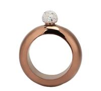 Frascos para Licor para Mujeres, Pulsera Frasco de Acero Inoxidable Vino Alcohol Jarra Pulsera Portátil Pulsera Petaca, Pulseras de Petaca para Mujer Muñeca Petaca Embudo para