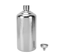 Frascos Pure Ti para licor, cilindro a prueba de fugas, frasco de whisky portátil, botellas de licor con embudo para fiesta, Navidad, cumpleaños, camping, viajes (1000ml)