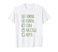 Frase Amo Orto Agricoltura Sostenibilità Giardinaggio Camiseta