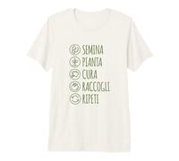 Frase Amo Orto Agricoltura Sostenibilità Giardinaggio Camiseta Premium
