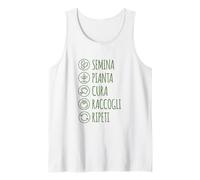 Frase Amo Orto Agricoltura Sostenibilità Giardinaggio Camiseta sin Mangas