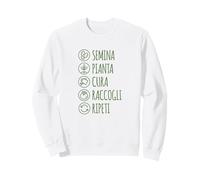Frase Amo Orto Agricoltura Sostenibilità Giardinaggio Sudadera