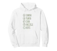 Frase Amo Orto Agricoltura Sostenibilità Giardinaggio Sudadera con Capucha