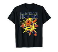 Frase audaz Primera Mezcla Vintage Mecha Robot Anime 80s Dibujos Animados Camiseta